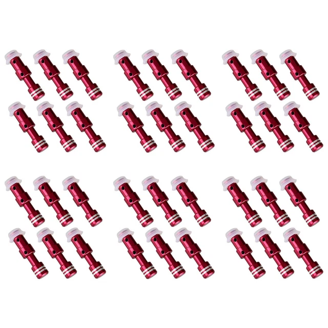 VANNE UNIVERSELLE DE Carburateur Petcock Avec Couleur Rouge Noir Pour Une Iden EUR 6,42