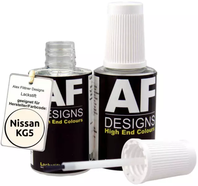 Lackstift für Nissan KG5 Yellowish White schnelltrocknend 20x20ml Autolack