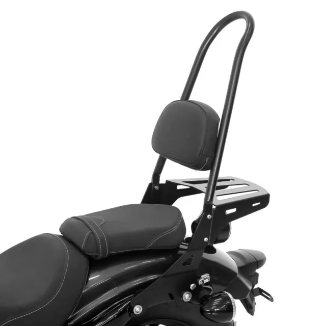 Sissy Bar CSXL pour Yamaha XV 950 / R 14-20 détachable avec porte-bagages noir