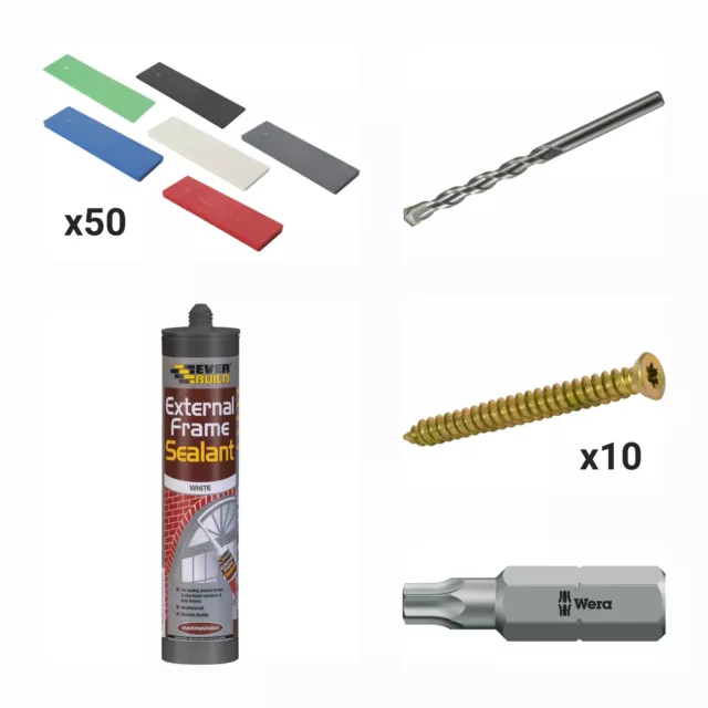 uPVC Window frame fixing kit - for 1 window.