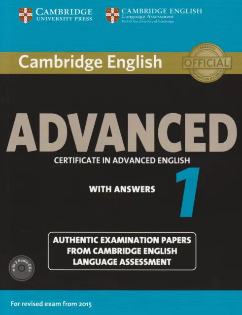 Cambridge CERTIFICATE IN ADVANCED ENGLISH CAE 1 with Answers & Audio CDs @NEW