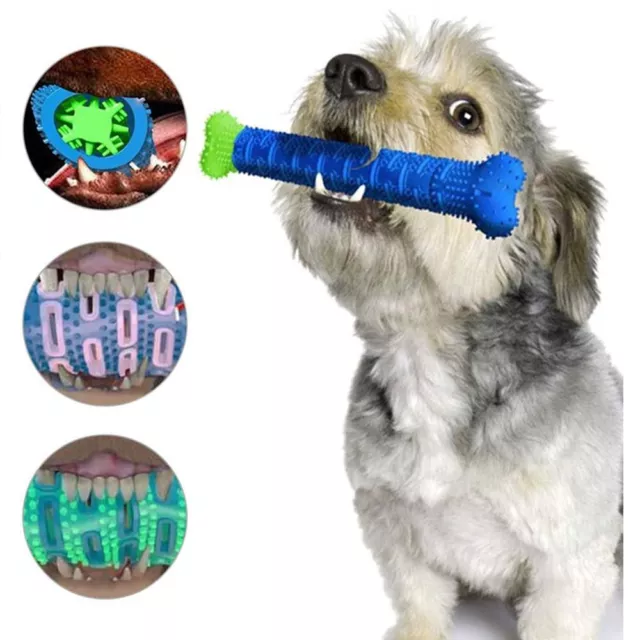 Masticable Masajeador Palillo molar Cepillo de dientes para perros Juguete