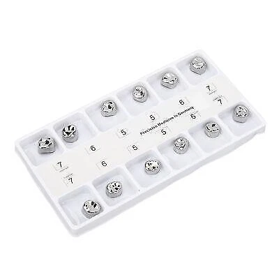 Corona dental de acero inoxidable para molares para adultos - restauración dental