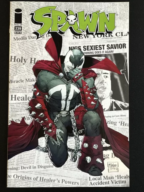 Spawn #239 Image Comics 1st Print Todd Mcfarlane 1992 Series Low Print Run NM