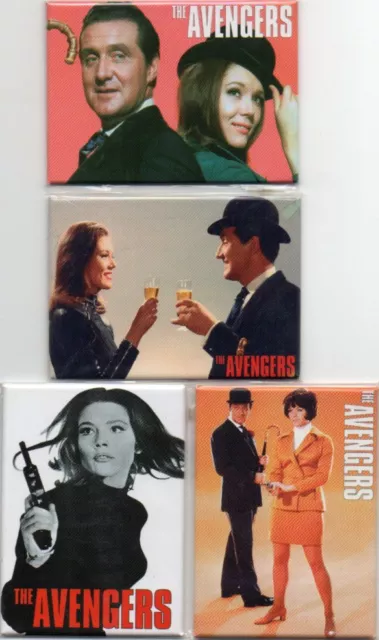 The Avengers - Fridge Magnets - New and Sealed - 4 Different - Ideal Present