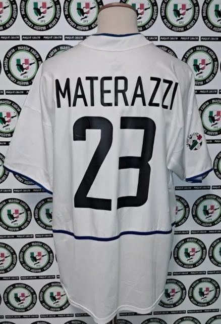 Materazzi Inter 2003-2004 Shirt Maglia Calcio Football Soccer Trikot Maillot