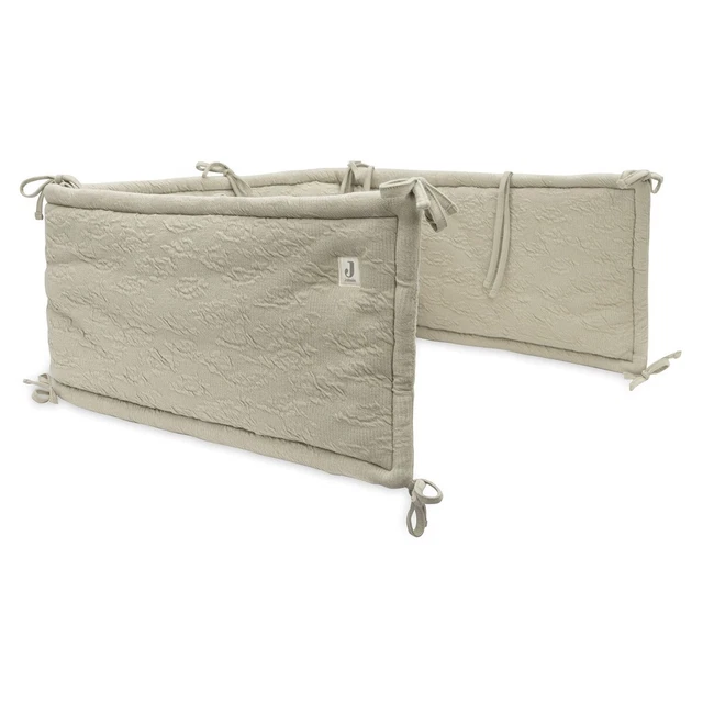 Jollein Bettumrandung / Laufgitterumrandung 180x30 cm Soft Waves Olive Green