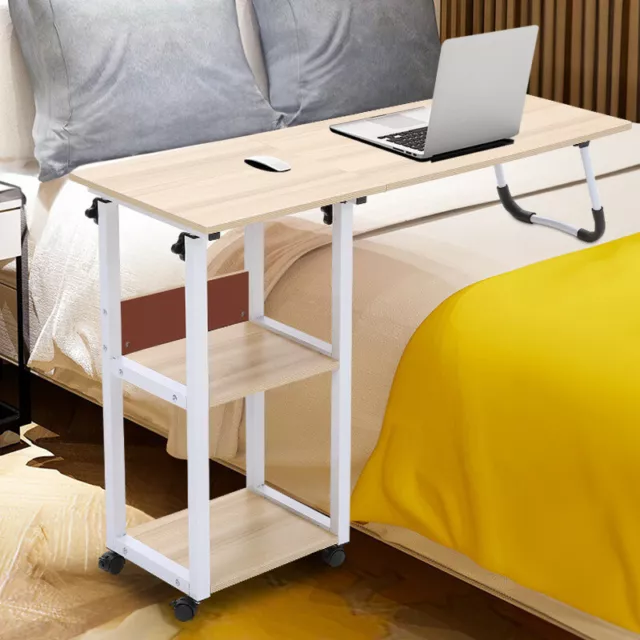 Mobility Over Bed Chair Table Hospital Height Adjustable PC Tray PC Laptop Stand