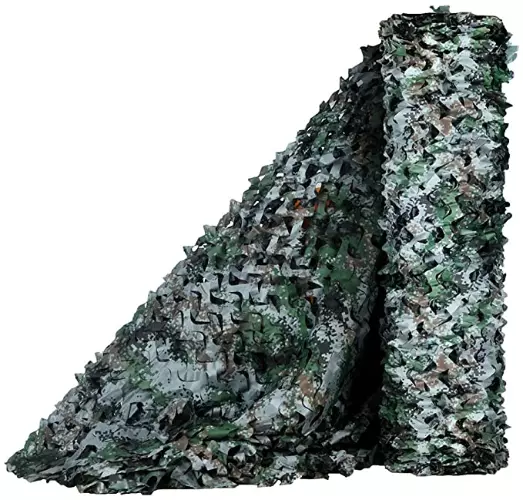 Camouflage Netting 1.5M Woodland Desert Camo Net Military Hunting Hide Party