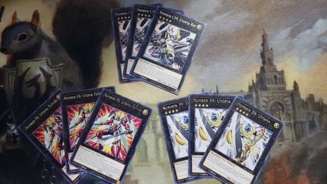 Yugioh! 3x Number 39: Utopia F0 Utopic Future Number C39: Utopia Ray KICO Deck