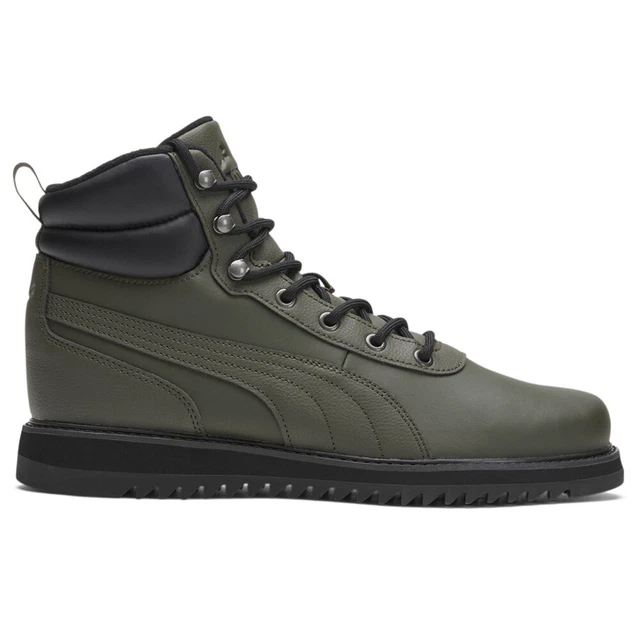 PUMA MEN S Desierto Fun Leather Hi Top Winter Boots 36119205 Size US 8.5 NIB 39.95 PicClick
