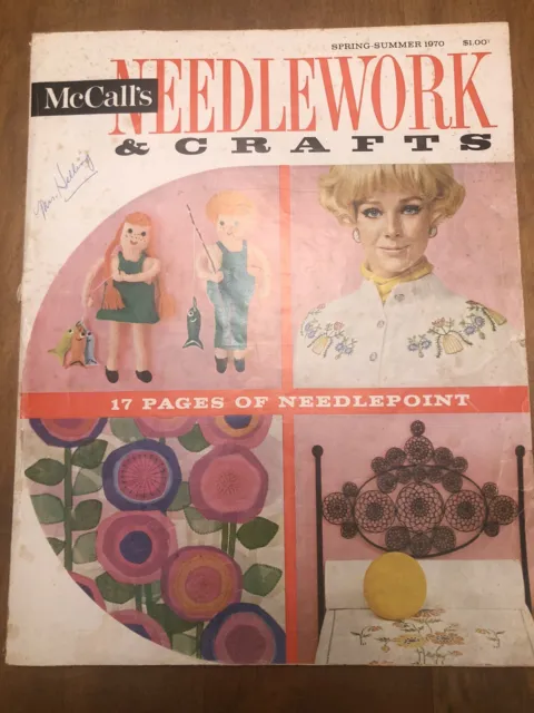 Vintage McCall's Needlework & Crafts Magazine Spring Summer 1970 Knitting Sewing