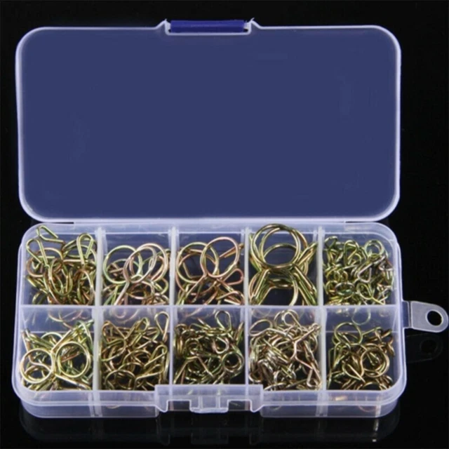 126 Pièce / Set Ressort Pince 5mm-14mm Accessoires Assortiment Kit Hot Pratique
