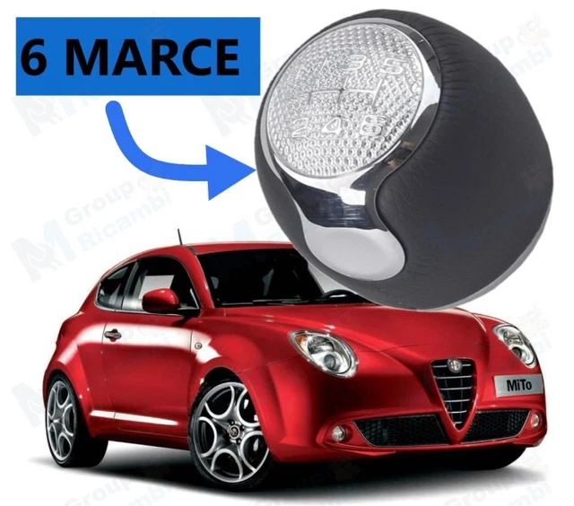 POMELLO CAMBIO 5 Marce Alfa Romeo MiTo Retro In Basso A Destra EUR 39,95 - IT
