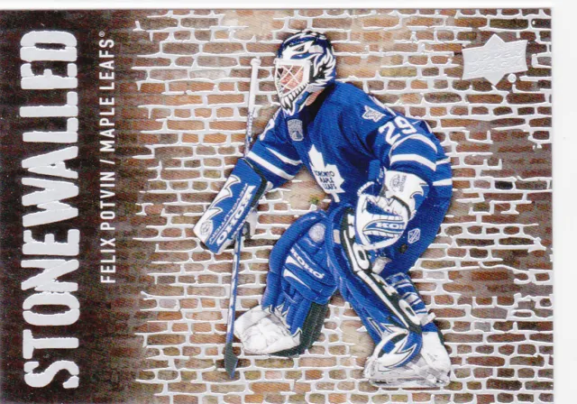 18/19 Ud..felix Potvin..stonewalled..card # Sw-43..Maple Leafs..combined Ship