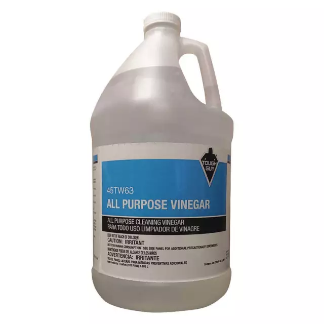 TOUGH GUY 45TW63 Cleaning Vinegar,1 gal,Jug,PK4