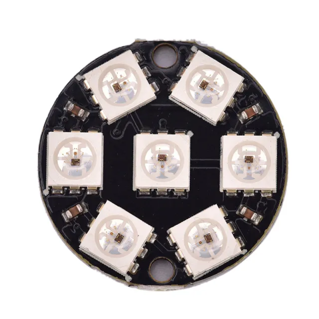 7-Bit WS2812 5050 RGB LED Ring Round Decoration Bulb Arduino HVXI.jMAE_tu