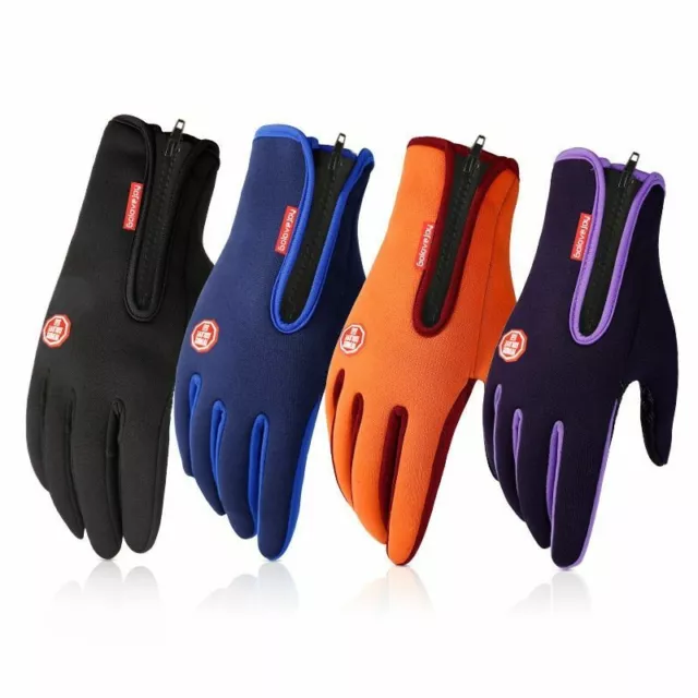 Cálido Invierno Guantes Impermeables Nieve Esquí Snowboard Work Touch Screen New