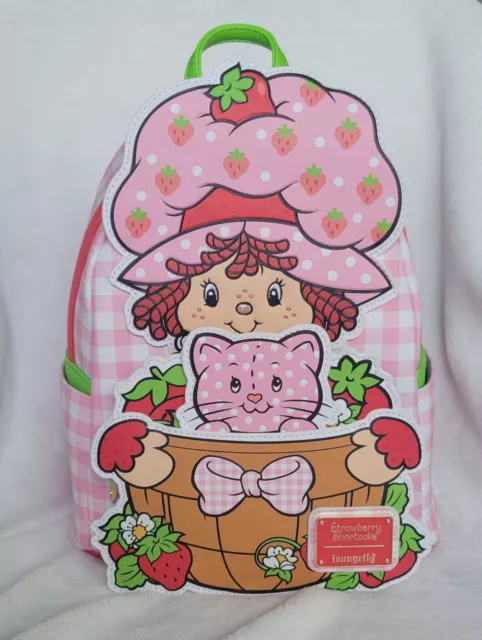 Loungefly Strawberry Shortcake Custard Scented Cosplay Mini Backpack NWT