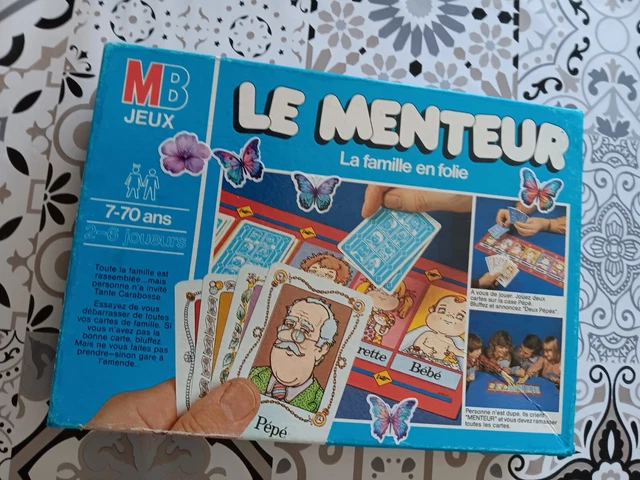 Règles Du Jeu Le Menteur La Famille En Folie LE MENTEUR LA famille en folie. Jeux MB. 1980.COMPLET. 7 ans + Occasion