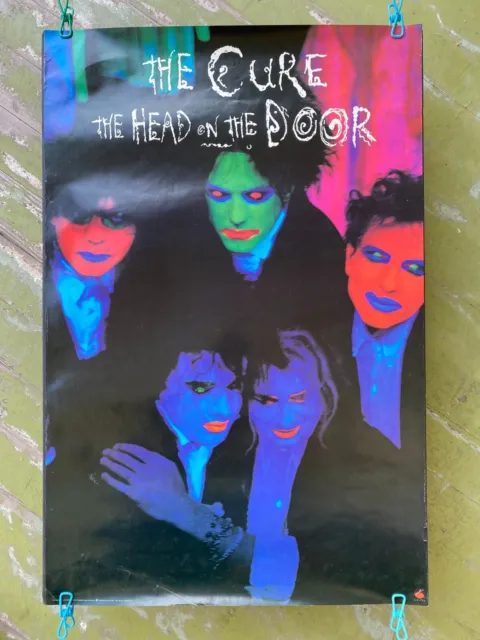 The Cure / ORIGINAL Head On The Door PROMO Poster / 1985 Elektra / 20 x 30