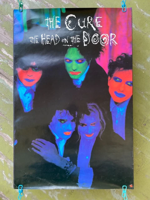 The Cure / ORIGINAL Head On The Door PROMO Poster / 1985 Elektra / 20 x 30