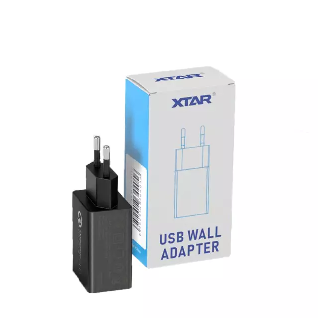 XTAR USB Mur Adaptateur QC 3.0 18W DBS15Q Eu Bouchon Schnellladetechnik Neuf