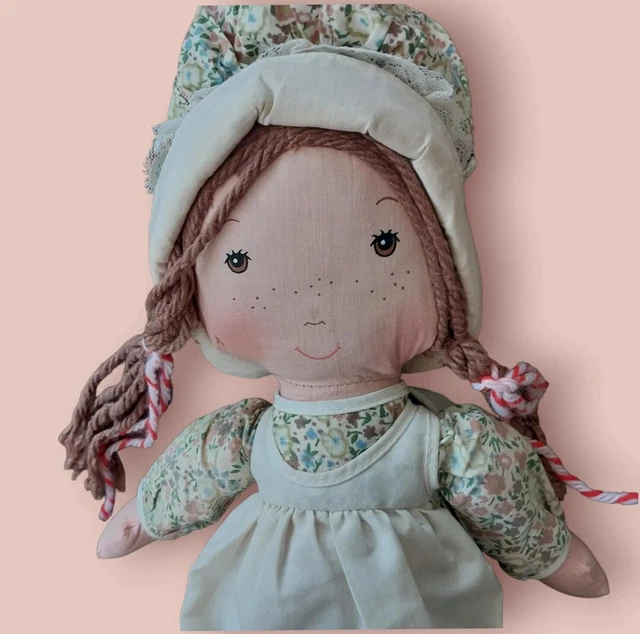 Original Holly Hobby Knickerbocker Heather 16" Rag Doll Vintage 1970's