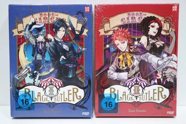 BLACK BUTLER - Book of Circus - Staffel 3 - Vol. 1 & 2 - DVD - Anime