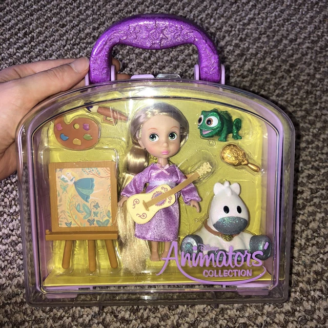 DISNEY ANIMATORS' COLLECTION Rapunzel Mini Doll Playset Tangled Pascal