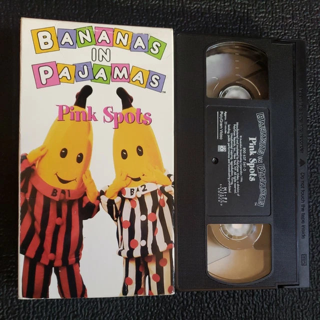 BANANAS IN PAJAMAS Pink Spots (VHS, 1996) HTF Movie 1st Episode