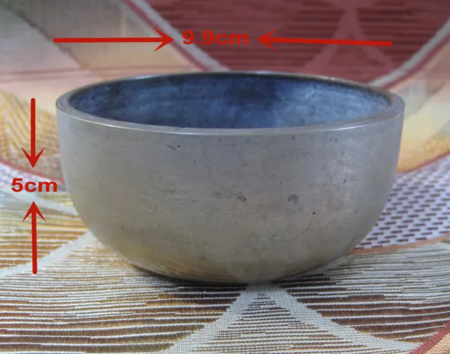 Orig.Used.Japanese Buddhist Bell .Singing Bowl.Copper Buddhist Bell .228g 9.9cm
