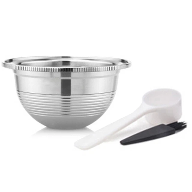 Kit Set Spazzola Macchina da Caffè Capsule Tazza 58*30mm Acciaio Inox Argento