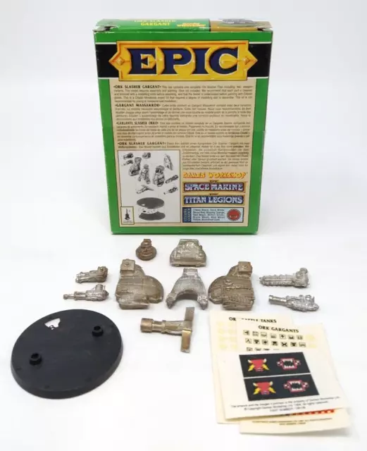 Warhammer EPIC: Space Orks - Ork Slasher Gargant OPEN BOX COMPLETE METAL GW 2