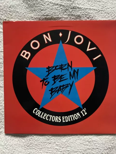 Bon Jovi - Born To Be My Baby Collectors Edition 12" Vinyl Gatefold Sleeve 1988