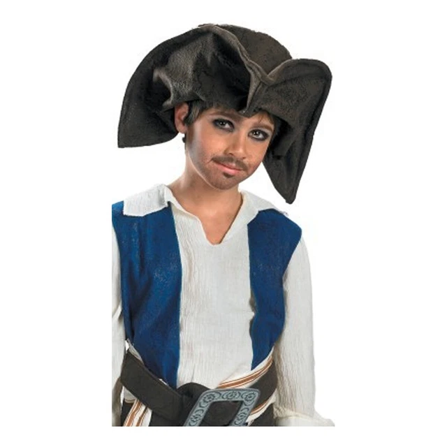 Jack Sparrow Child Pirate Hat Costume Accessory Kids Pirates of the Caribbean