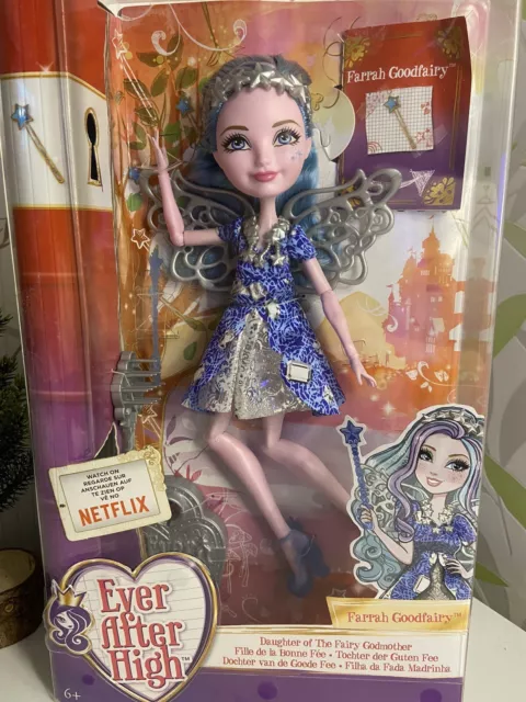 Mattel Ever After High Farrah Goodfairy Puppe, Tochter der Fee, NEU + OVP