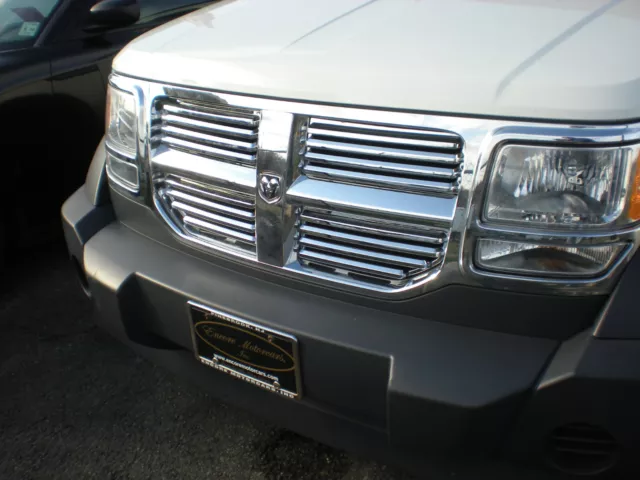 Fits 2007-2012 Dodge Nitro chrome grille insert mesh grill overlay SLT/SXT Only