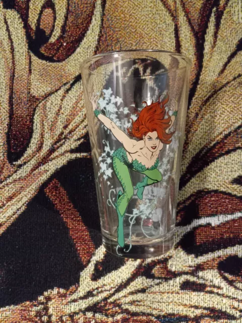 Toon Tumbler DC Poison Ivy 16 Oz Pint Glass (clear)