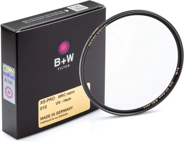 B+W UV-Haze Schutz-Filter 58mm MRC Nano XS-Pro 16x vergütet slim NEU