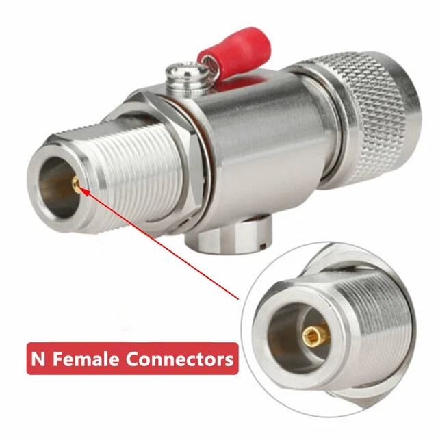 GAS DISCHARGE TUBE Surge Protector N M/F DC to 6GHz for Radio For