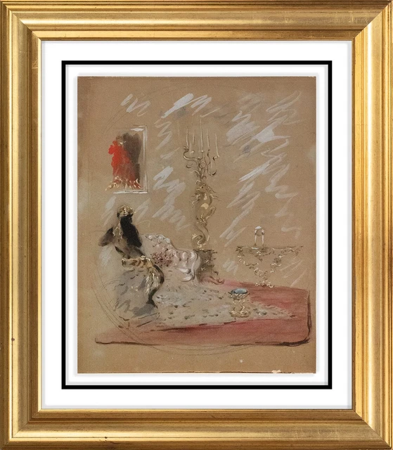 Lila DE NOBILI (1916-2002) Tempera su carta