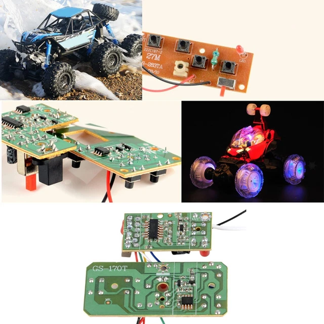 Émetteur Récepteur RC 2.4 GHz - Télécommande Rapide Pour Voiture, Bateau, Tank RC - Sensibilité élevée, Portée 300m