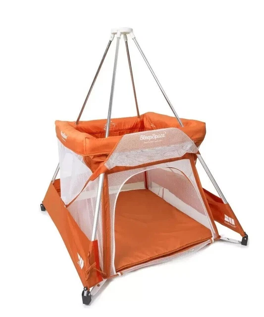 Cuna de cabecera Babyhub NeoSpace - naranja