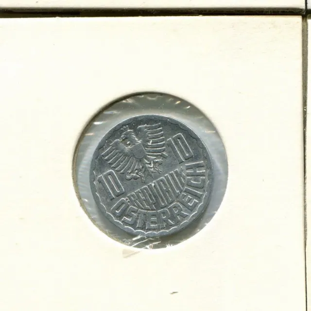 10 GROSCHEN 1971 AUSTRIA Coin #AV035C 2