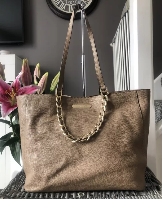 Michael michael kors harper shop leather tote bag