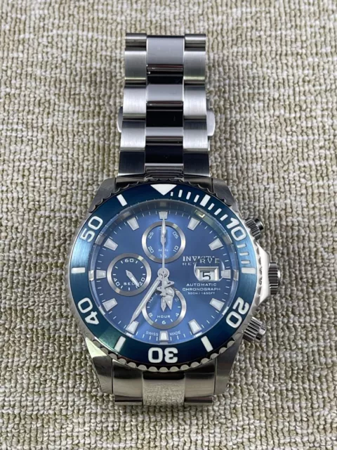 Invicta Reserve Pro Diver Chronograph watch model #1066 Valjoux 7750 movement
