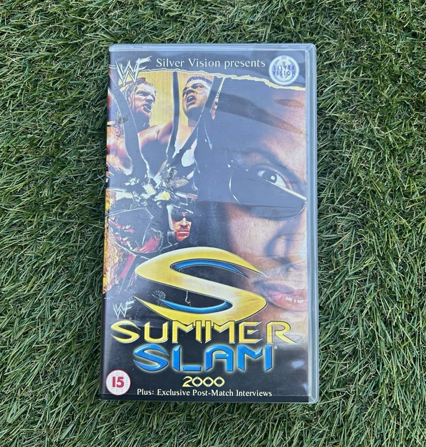 WWF SUMMERSLAM 2000 VHS PAL 15 Silver Vision 2000 English Wrestling £5. ...