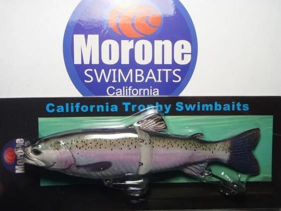 SWIMBAITS TWO MORONE Bass Steelhead Trout 7 Inch Glide Bait swimbait ...