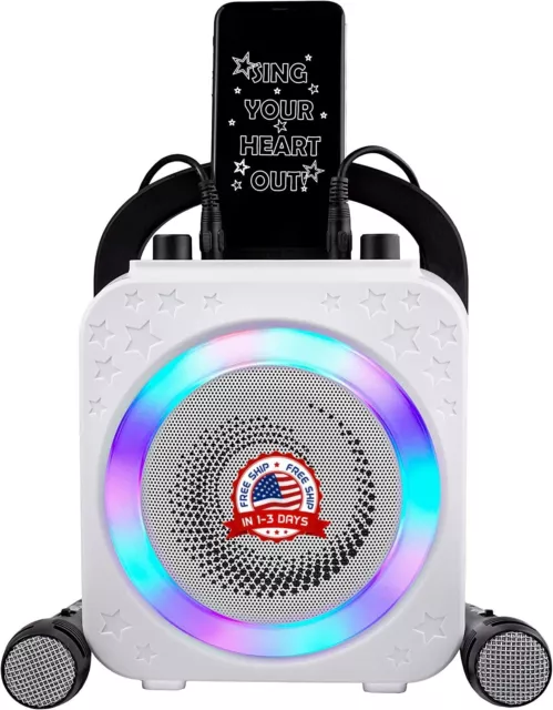 Máquina de karaoke Bluetooth con altavoz de 10 vatios para una calidad de sonido